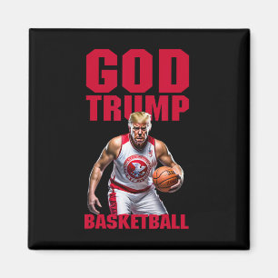 Gott Trump Skelett Lustiger Trump Patriotischer Re Magnet