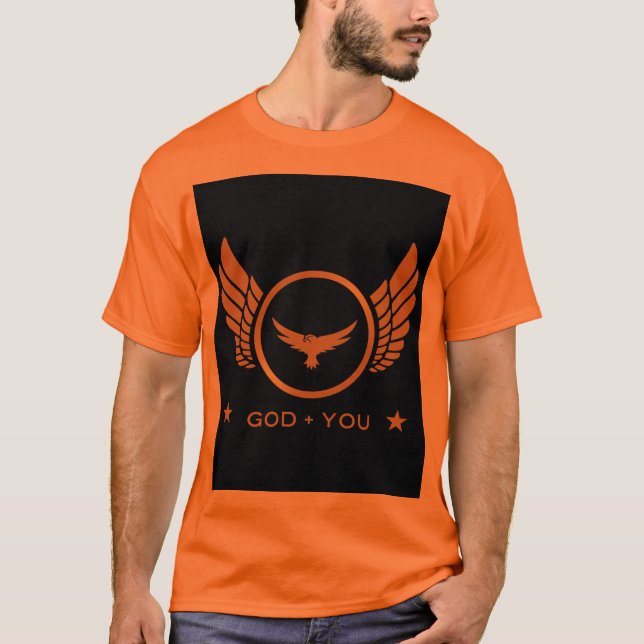 Gott + U Druck Männer oder Erwachsene Handsome Ora T-Shirt (Vorderseite)