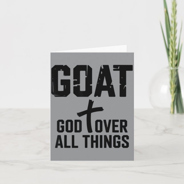 Gott über alle Dinge Karte (Vorderseite)