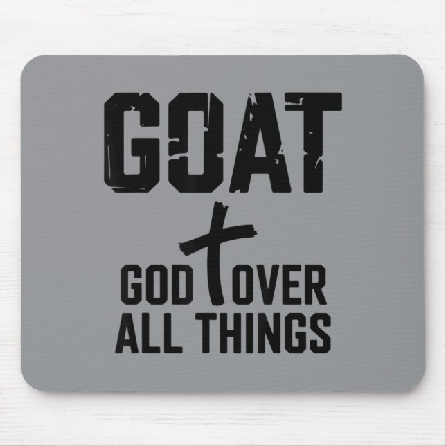 Gott über allen Dingen Mousepad (Vorne)