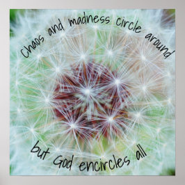 Gott umkreist alles poster