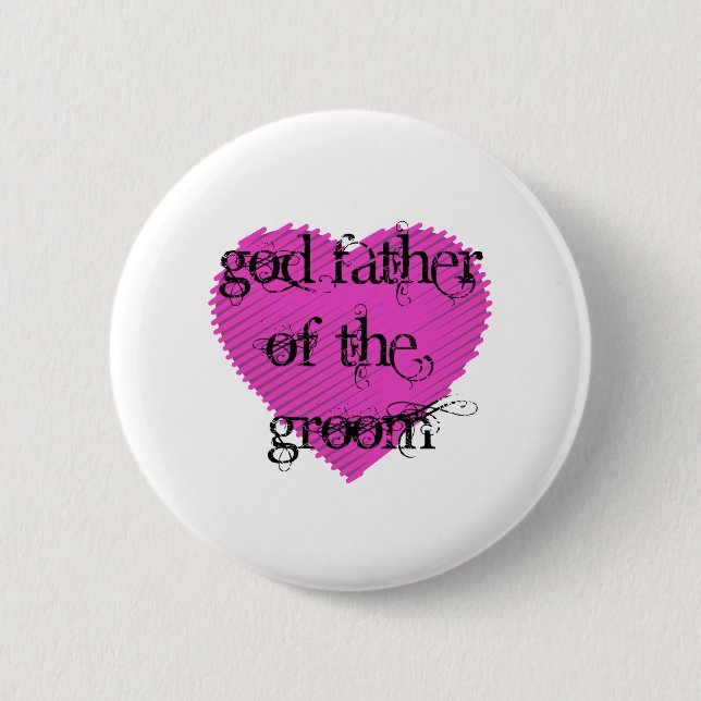 Gott Vater des Grooms Button (Vorderseite)
