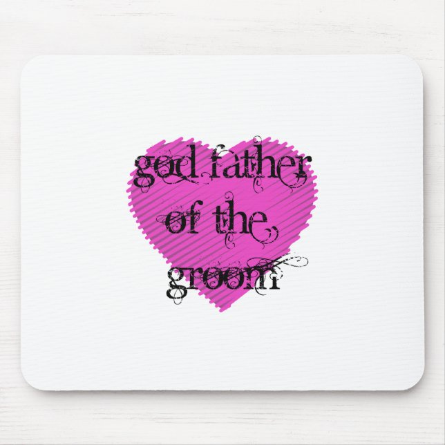 Gott Vater des Grooms Mousepad (Vorne)