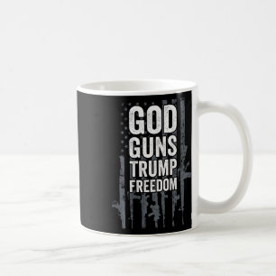 Gott Waffen Trump Freiheit - Lustige Pro-Waffe USA Kaffeetasse