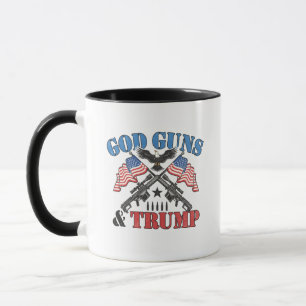 Gott, Waffen und Trump - Patriotischer Adler und U Tasse