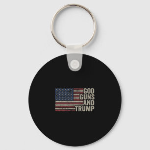 Gott Waffen Und Trump - Pro Gott Waffe Lustiger Re Schlüsselanhänger