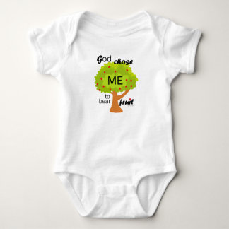 Gott wählte MICH! - Babybodysuit Bibel-Vers Baby Strampler