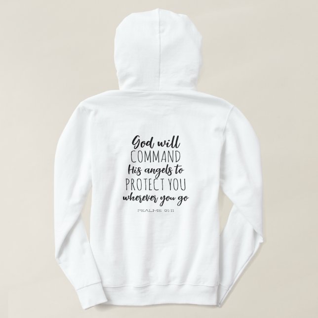 Gott will Befehl Hoodie (Design Rückseite)