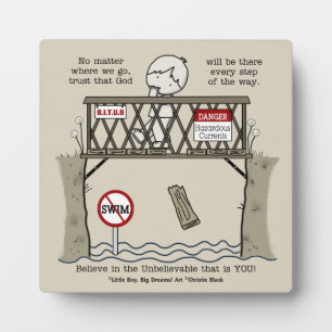 Gott wird da sein fotoplatte