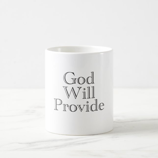 Gott wird Kaffee-Mug bereitstellen Kaffeetasse (Mittel)