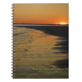 Gott wird mit dir sein ~ Lebensreisen Notizblock