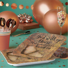 Gott wird Türen öffnen" Party-Teller Pappteller