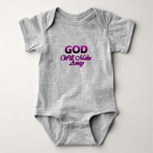 Gott wird wegmachen baby strampler