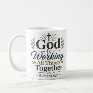 Gott wirkt alles zusammen Biblische Wahrheit Kaffeetasse