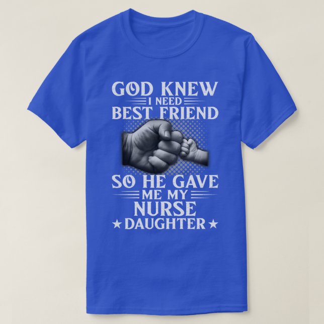 Gott wusste, dass ich den besten Freund brauche, a T-Shirt (Design vorne)