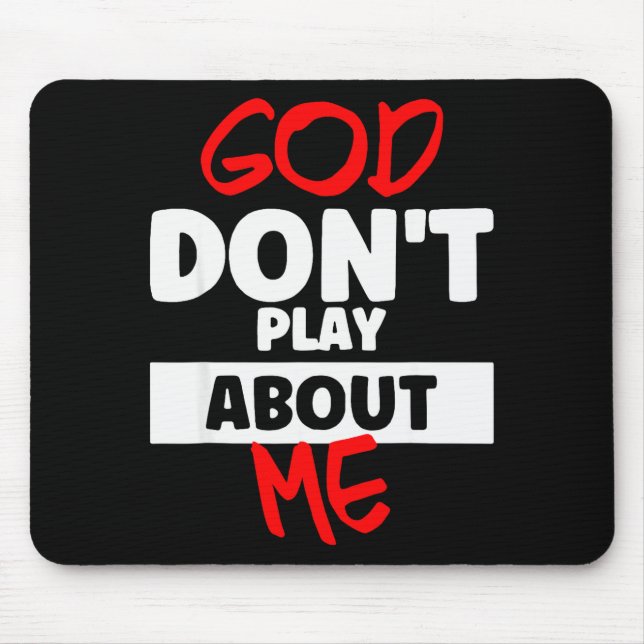 Gott zögert nicht mit mir  mousepad (Vorne)