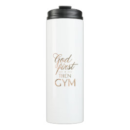 Gott zuerst, dann Gym Tasse – Christliche Workout