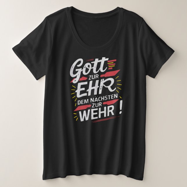 Gott zur Ehr dem Nächsten zur Wehr - Feuerwehr (Design devant)