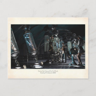 Gotta Get up & go Work Postcard Postkarte