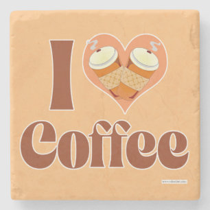 Gotta Liebe Coffee Niedlich Heart Java Jolt Steinuntersetzer