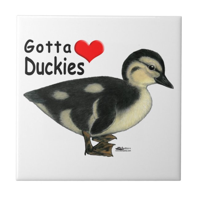 Gotta Liebe Duckies Fliese (Vorderseite)