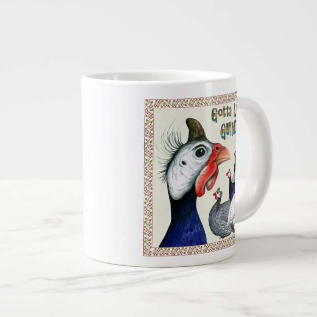 Gotta Liebe Guinea! Jumbo-Tasse (Vorderseite Rechts)