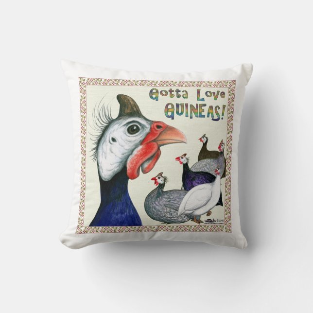 Gotta Liebe Guinea! Kissen (Vorderseite)
