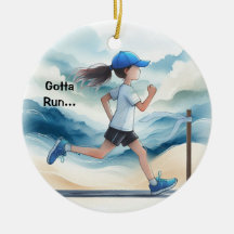 Gotta Run Femner Runner Keepake