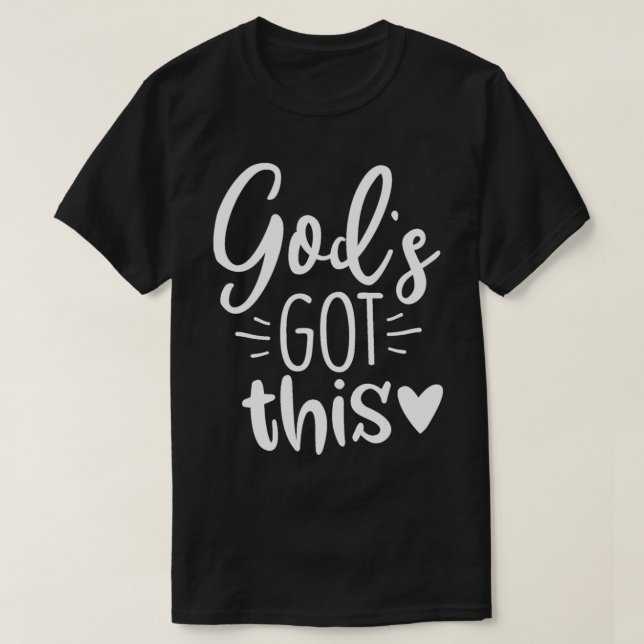 Götter Got diesen Jesus Shirt Jesus T-Shirt (Design vorne)