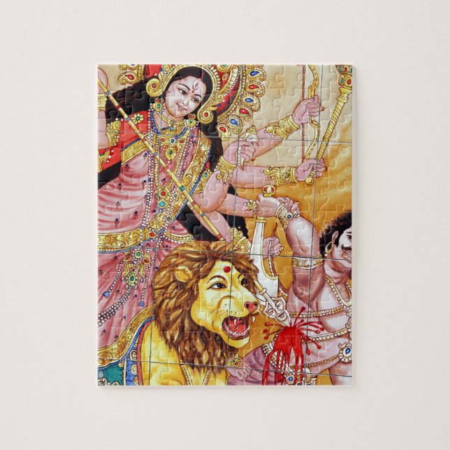 Götter und Gottheiten Hindutempel (Vertikal)