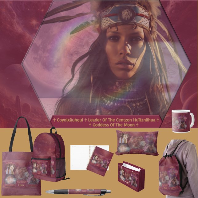 “Götter und Göttinnen des Äthers”  Notizbuch (Get the full “Gods + Goddesses Of Ether” collection at: https://bit.ly/OurAncestorsZazzle)
