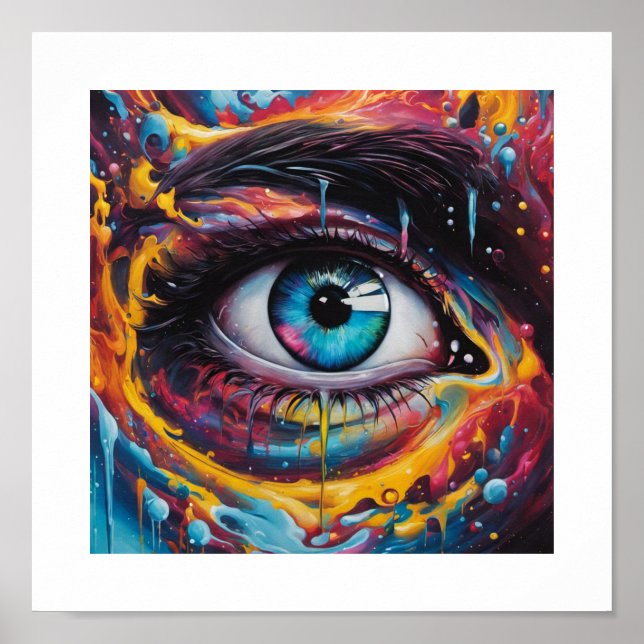 Gottes Auge Poster (Vorne)