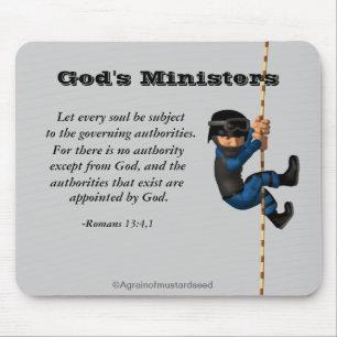 Gottes Diener Gesetzeshüter Mousepad