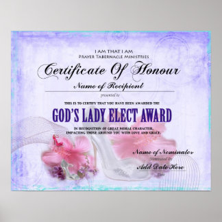 Gottes Elect-Poster Poster