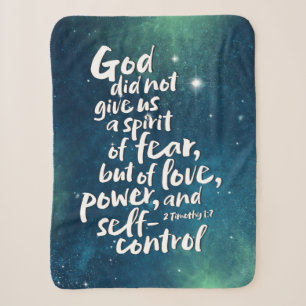GOTTES Geist der Liebe - KEINE ANGST - POWER Bible Sherpadecke