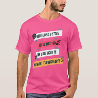 Gottes Geschichte Meine Linse Faithee Freunde T-Shirt