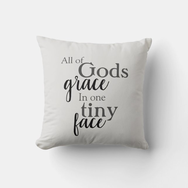Gottes Gnadenspruch, Kinderzimmer Kissen (Vorderseite)