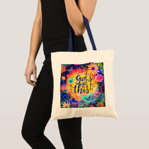 Gottes Got Zitat-Inspirivity Large Tote Bag Tragetasche
