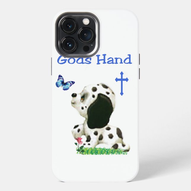 Gottes Hand iPhone 13 Pro Max Hülle (Rückseite)