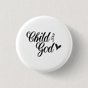 Gottes Kind - Christlich Button