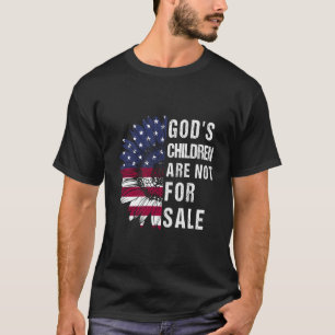 Gottes Kinder sind nicht zu verkaufen lustige poli T-Shirt