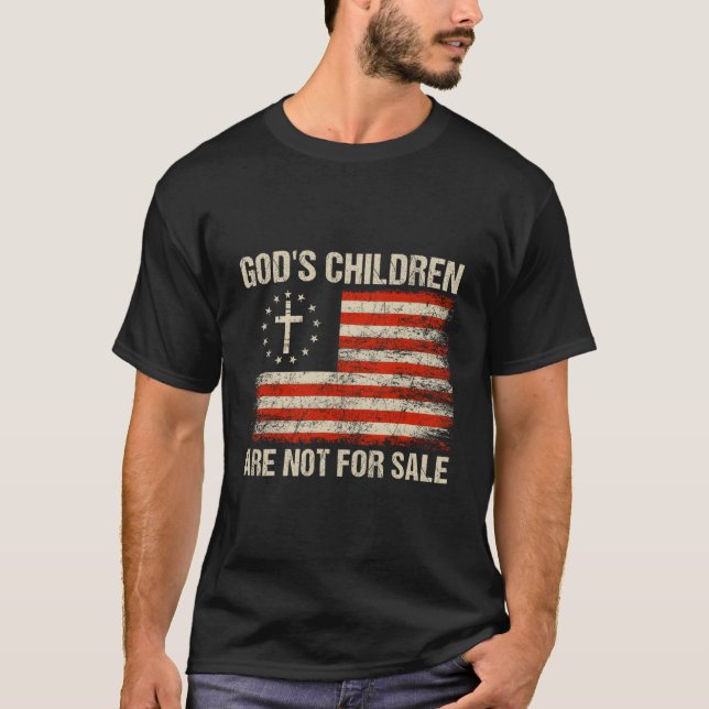Gottes Kinder sind nicht zu verkaufen lustige Zita T-Shirt (Vorderseite)