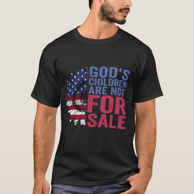 Gottes Kinder sind nicht zum Verkauf der patriotis T-Shirt (Vorderseite)