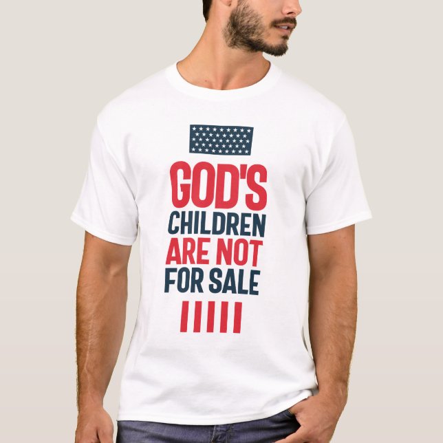 Gottes Kinder sind nicht zum Verkauf T-Shirt (Vorderseite)