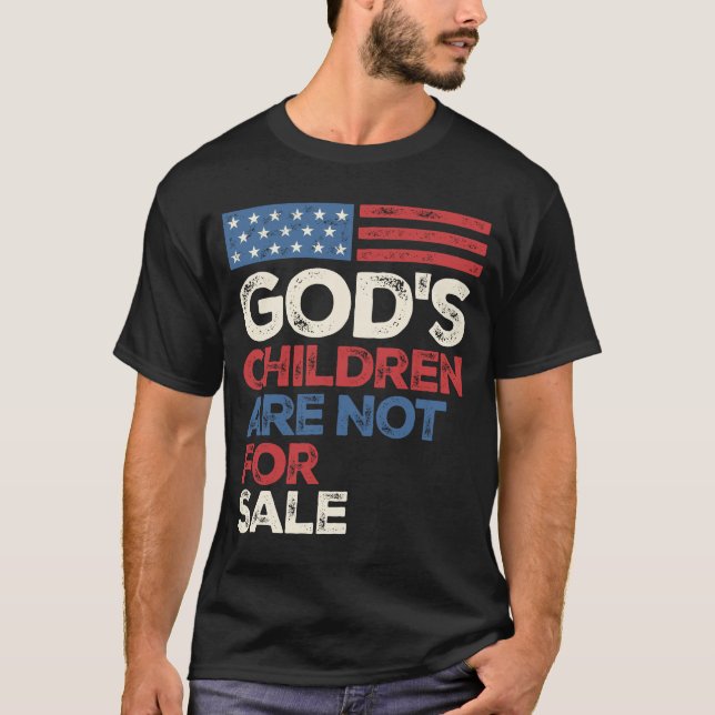 Gottes Kinder sind nicht zum Verkauf T-Shirt (Vorderseite)