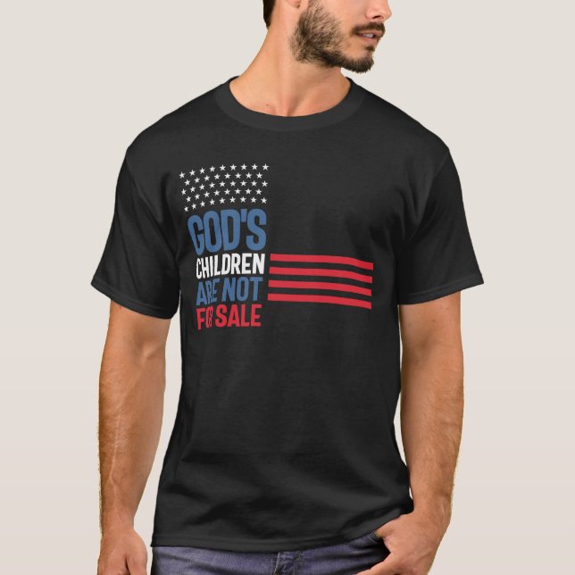 Gottes Kinder sind nicht zum Verkauf T-Shirt (Vorderseite)