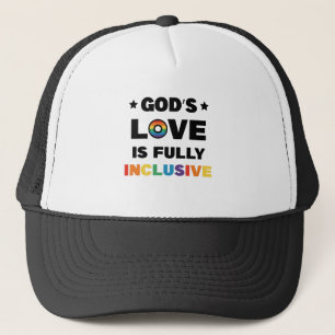 Gottes Liebe ist völlig inklusiv Schwule LGBT Prid Truckerkappe