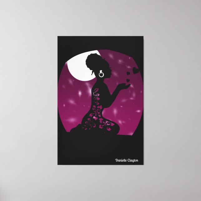 Gottes Liebe Leinwanddruck (Vorderseite)