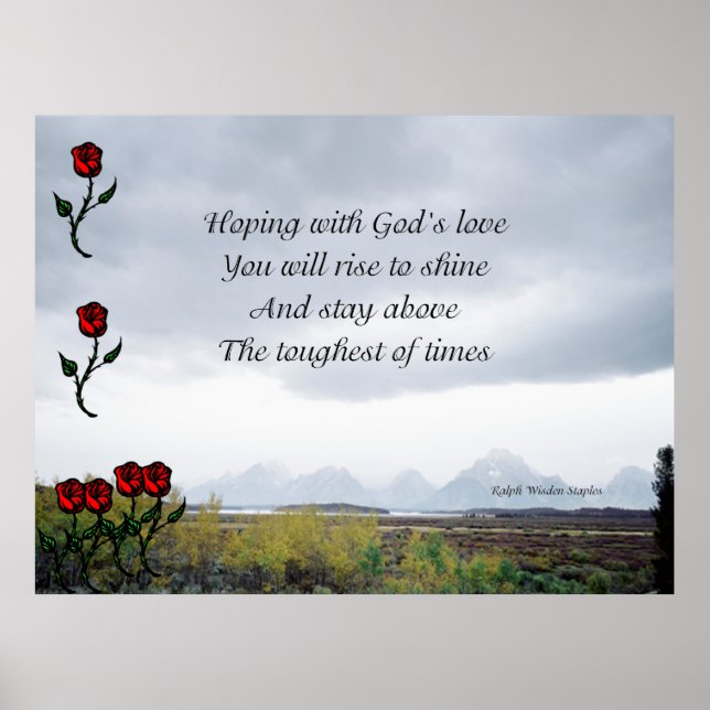 Gottes Liebe Poster (Vorne)