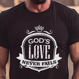 Gottes Liebe scheitert nie Christlich Tri-Blend Shirt
